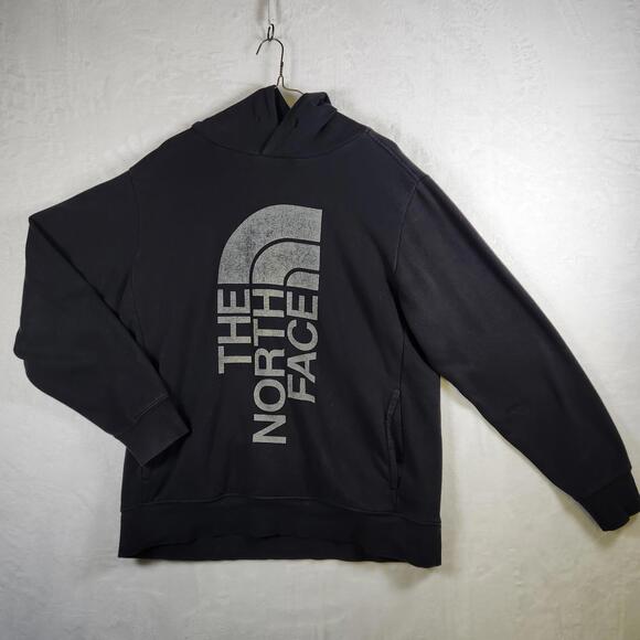The‎ North Face Mens Black Hooded Logo Sweatshirt Size Large - Picture 1 of 10